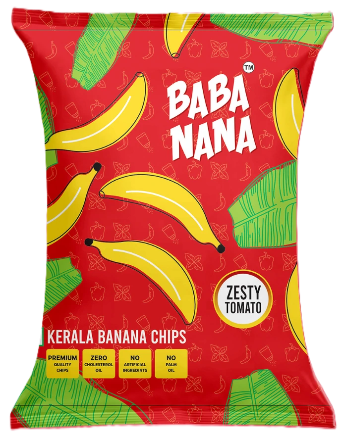 Babanana zesty tomato flavour banana chips