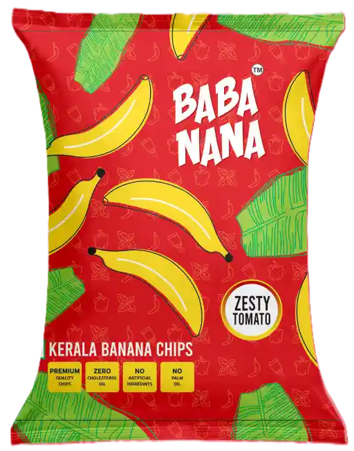 Babanana zesty tomato flavour banana chips