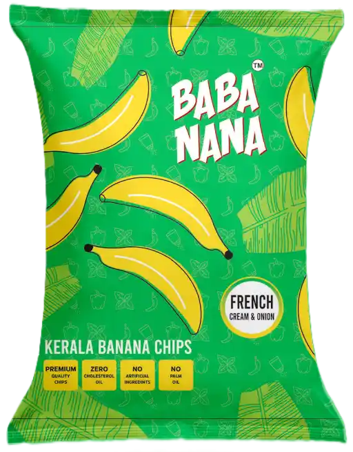 Babanana French cream onion flavour banana chips
