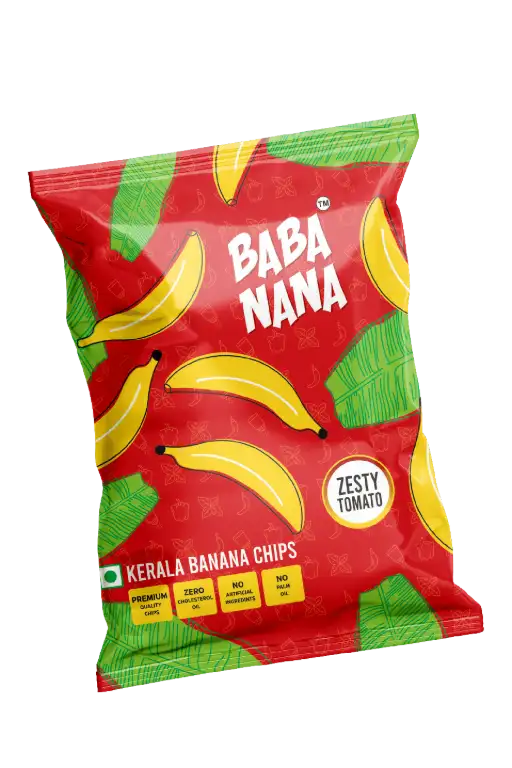 Babanana zesty tomato flavour banana chips