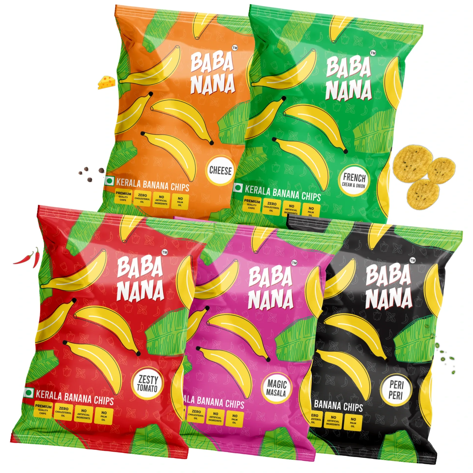 Mixed 5 Flavours Combo Pack (5-in-1 Variety Pack)